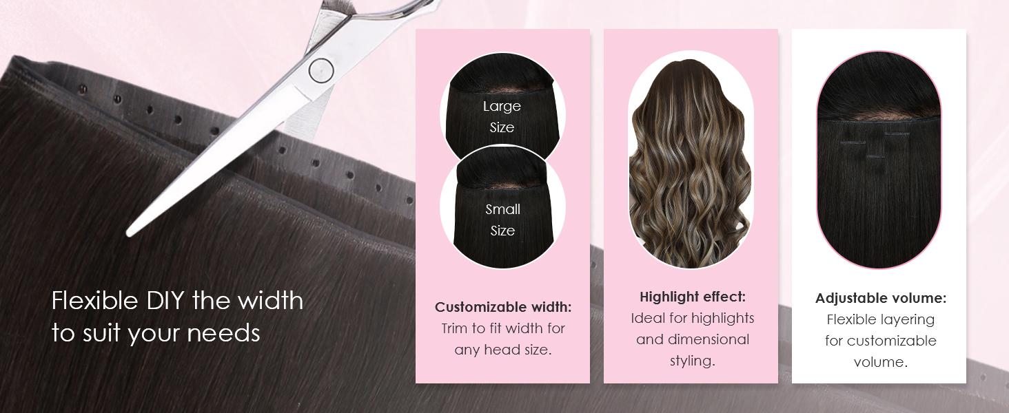 Youngsee 16-28 inches butterfly weft hair extensions ovo weft genius pu weft  hole butterfly  hair extensions human hair XO weft human hair extensions straight hair real human #SummerVibes