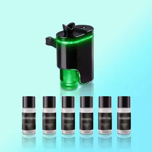 Smart Car Air Freshener, Car Air Freshener Diffuser with 3 Adjustable Modes, Car Aromatherapy Machine for Car Home Office Bedroom, Gift for Friend, Car Electrical Appliances, Aromatic Citrusy Scent, Car Fragrance Set