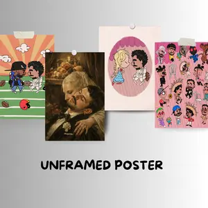 (UNFRAMED POSTER) Benito and Friens Poster, Room Decor, Gift For Fans