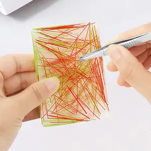 Silicone Skin Picking Fidget Pad with Tweezers, Sensory Picking Mat for Stress Relief, Anxiety & Focus, Stress Relieving Accessory, 1 Piece