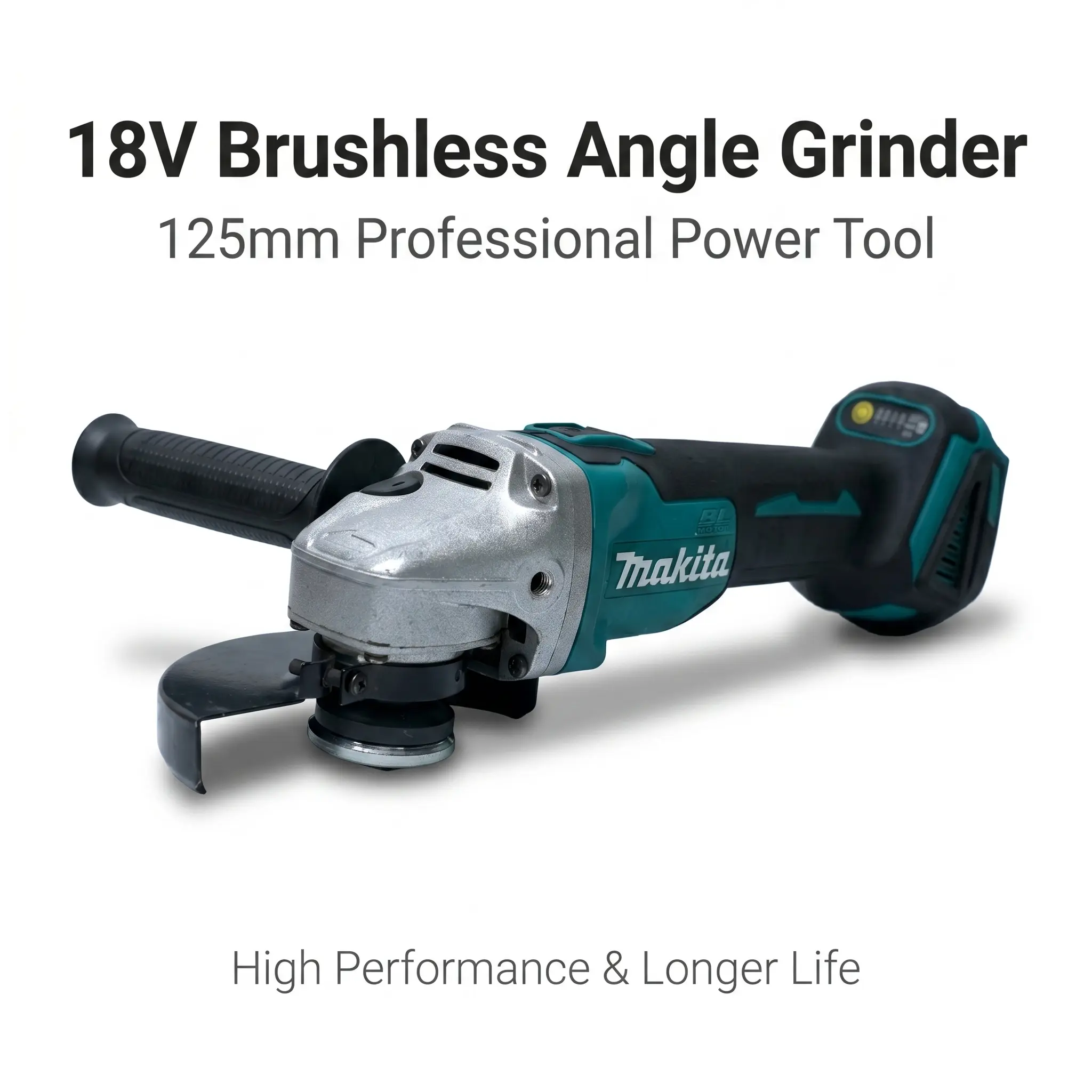 Makita DGA404 Angle Grinder 125mm 18V | Brushless M14 Spindle For Grinding job site wood frame home diy project tile work long lifespan garage in1 grout removal tool outdoor survival gear gypsum board