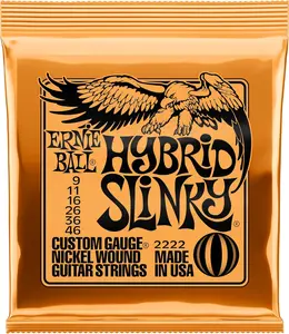 Ernie Ball Hybrid Slinky Guitar Strings 9-46 | Electric Guitar Strings