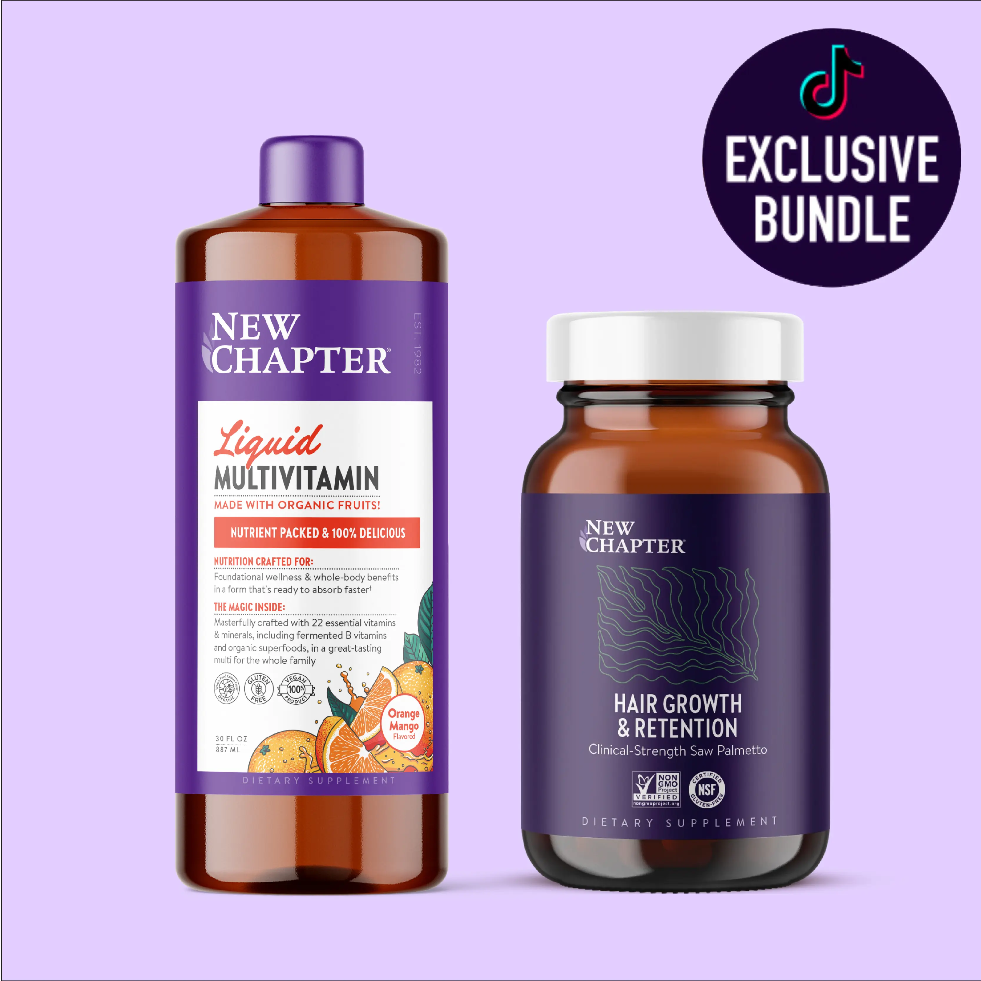 New Chapter's Liquid Multi + Hair Growth Duo