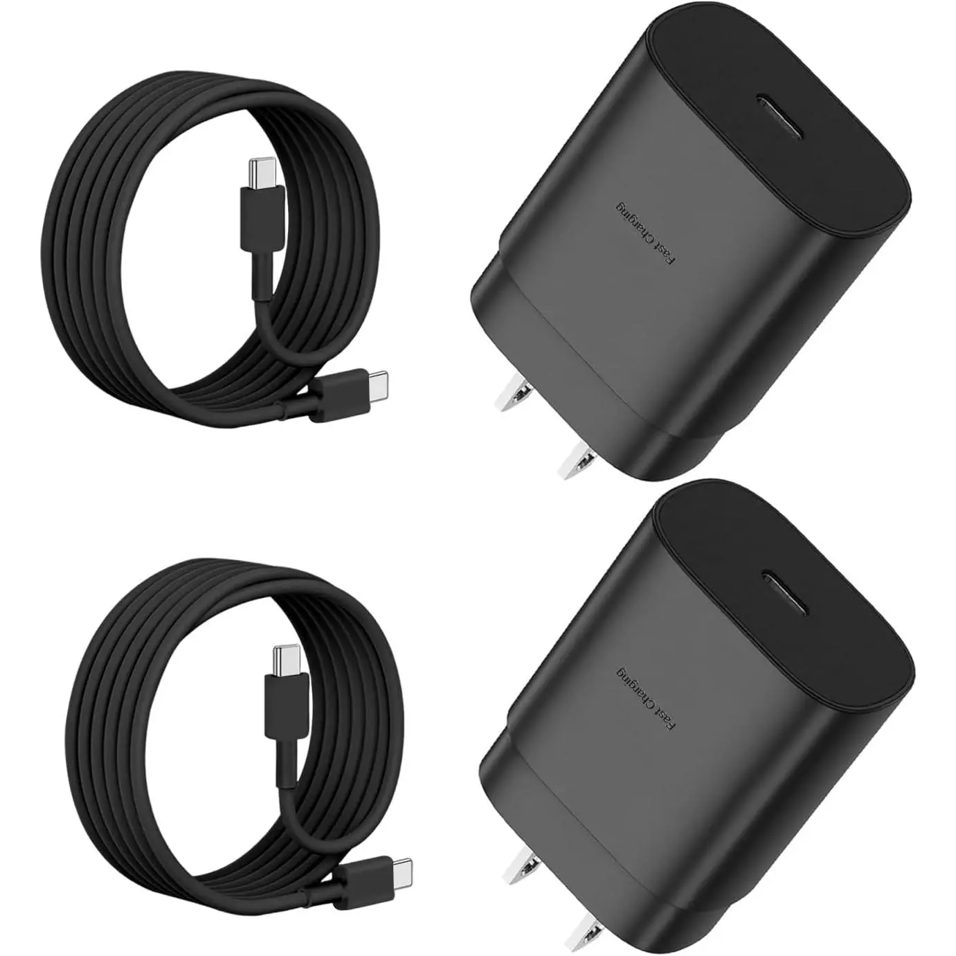 Fast Type-C Charging Block, 25WUSB C Fast Charging, USB Wall Charger for Samsung Galaxy S10/S10e/S10 +/S9 +/S8 +/S22/S21 Ultra/S20/Note 20/10/9 (Black)