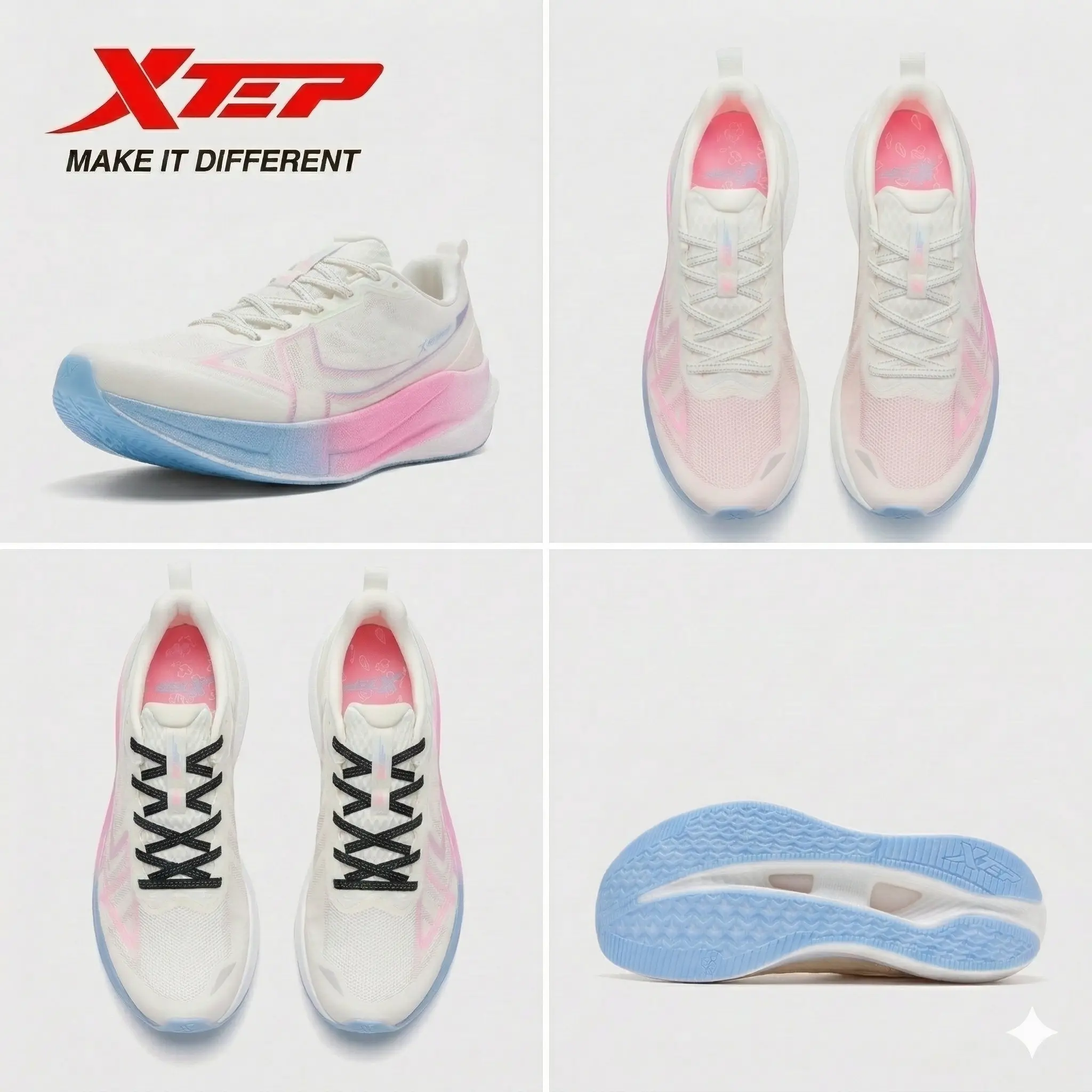 Classic White/Clear Blue/Black 5.0