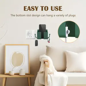 5-Piece Wall-Mounted Bedside Multipurpose Phone Holder Stand, Convenient Charging, Multi-Color Options, Space-Saving Design for Bedroom/bathroom/living Room