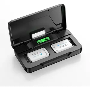 FirstPower NP-BX1 Battery 2 Pack and 2-Channel Battery Charger for Sony NP-BX1, ZV-1f, ZV-1 ii, ZV-1, Cyber-S RX1, RX1R II