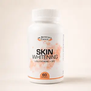 Dr. Bethune's Choice Skin Brightening Supplement, L-Glutathione + OPC with Vitamin C, B3, Grape Seed Extract 95%, Curcumin & Vitamin A, Daily Beauty Wellness Support, 60 Capsules