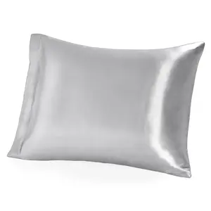 Bare Home Mulberry Silk Pillowcase for Hair and Skin, Zipper Closure