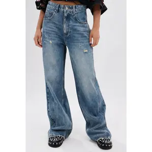 LEILA WIDE LEG JEANS