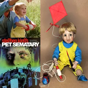 #47 Gage Pet Semetary Stephen King Horror Movie Character Doll by Erika's Emporium OOAK