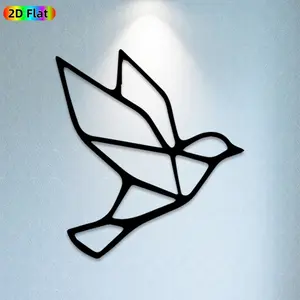 1pc Dove Metal Wall Art, Graceful Dove Statue Mural, Ideal Gift for New Year, Easter, Nature Decor Enthusiasts, Rust-Resistant Metal Wall Decor Wall Sculptures, Perfect for Living Room Wall & Garden Fence, Charming Outdoor & Indoor Decor