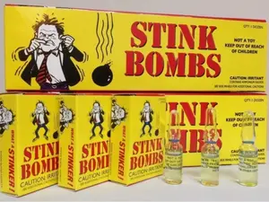 Stink Bombs - 3 Vials Per Box - Prank Fart Prank Joke Fun Nasty