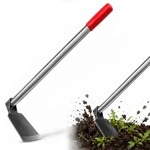 Vaseeka All-Steel Garden Weeding Hoe，Ergonomic Manganese Steel Garden Hoe，20"Hand Hoe Head, Gardening Tool, Planting and Sowing Weeding，Yard, Farm & Garden Tilling, Transplanting, Digging, Gardening Digging Hoe Leaf Scoop Rake