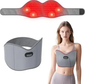 Red Light Therapy Device for Chest Red Light Therapy for Women Red Light Therapy Belt for Breast Pain Relief 3 Heat Levels Alleviate Breast Pain and Inflammation Adjustable Strap for Comfort