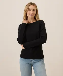 Women's Luxe Stretch Jersey Slim Long Sleeve Tee