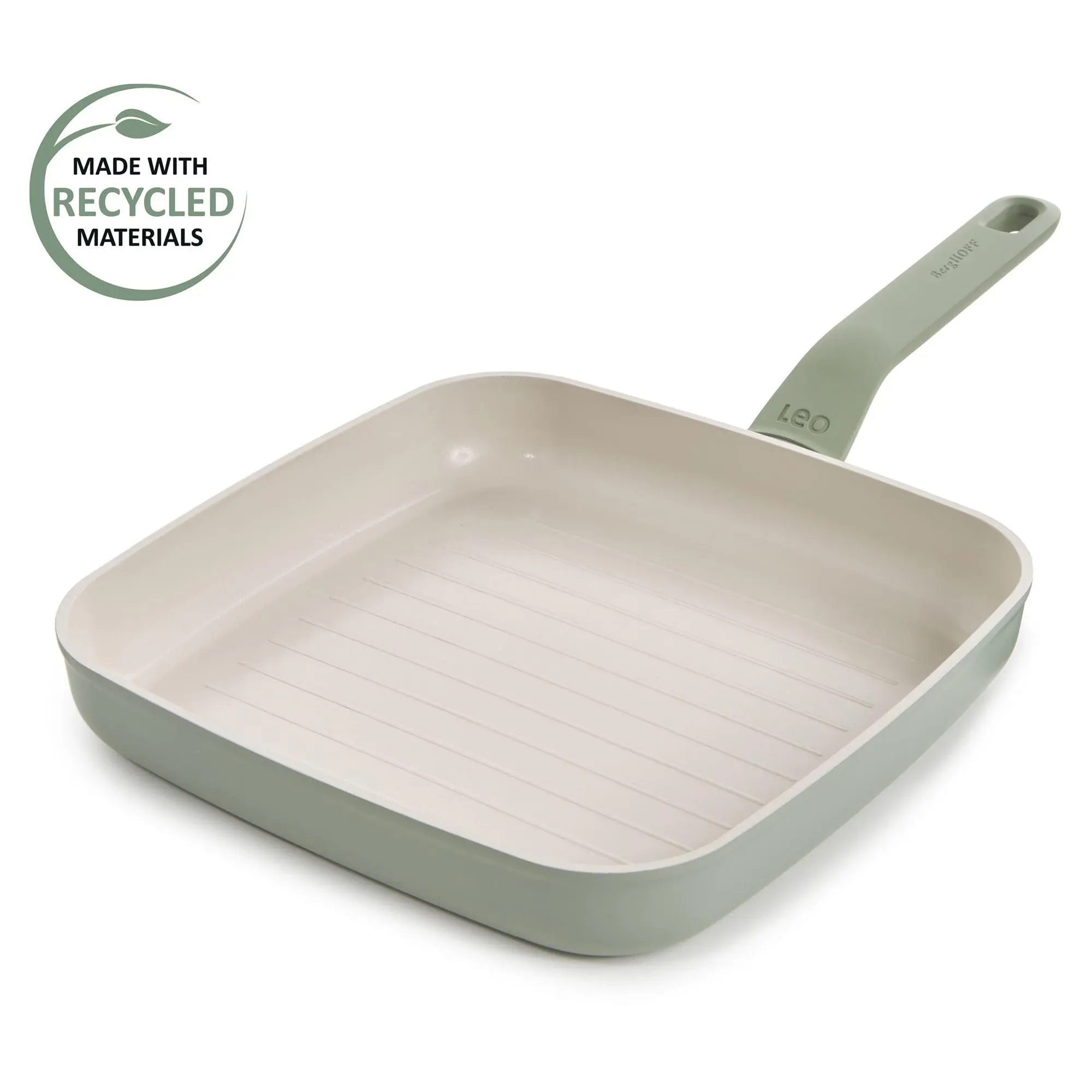 BergHOFF Balance Non-stick Ceramic Grill Pan 10", Recycled