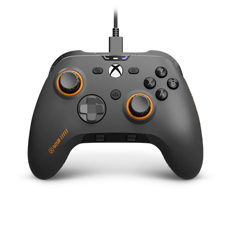SCUF Valor Wired XBOX Controller (Steel Gray) | 4 Customizable Rear Paddles, Endurance TMR Thumbsticks, Audio Control System