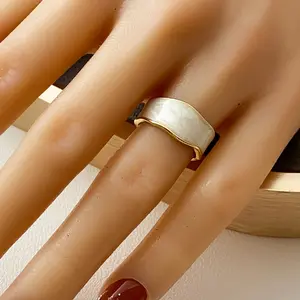 1/Set Hot Jewelry Women'S Ring Fashion European Style Drop Glaze Multi-Color Ring Retro Temperament Index Finger Middle Finger Ring Ring Holiday Style Daily Birthday Shopping Party to Mom Sisters Grandma Girlfriend Wife Gift