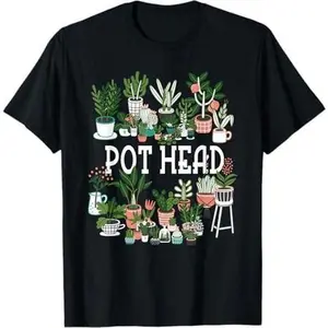 Plant Lover and Gardener: Pot Head Succulent Short Sleeve T-Shirt
