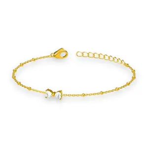 Adjustable Bow Charm Bracelet for Women