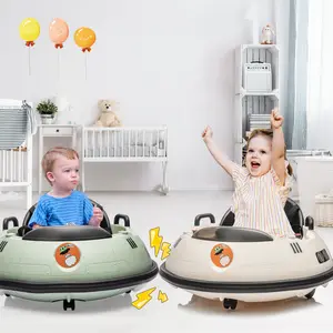 Summervibes Flash Sale Toy Items: 12V Kids Electric Bumper Car, supports remote control and 360° spin. Built with dual joysticks, LED lights, safety belt, music and 2-speed modes. Anti-collision padded & ASTM certified, fits kids 18 months to 6 years