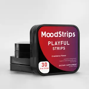 Playful Strips | 30 Strips | Performance Boost | Energy & Stamina Strips | Enhances Sensual Performance, Provides Sustained Energy with Green Tea Caffeine & L-Theanine