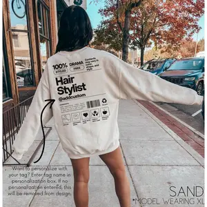 Hairstylist Shirt Hair Stylist Crewneck Funny Hairdresser Gift Hairstylist Gift Hair Dresser T-shirt Trendy Hair Therapist Tee WCosme