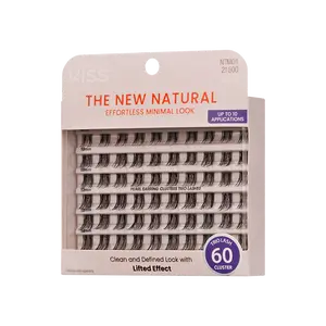 Kiss The New Natural Trio Lashes, 60 Count - Pearl Earring