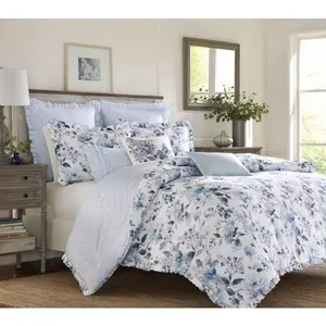 Laura Ashley Chloe - Blue Twin Duvet Cover Set Laura Ashley Chloe - Blue Twin Duvet Cover Set