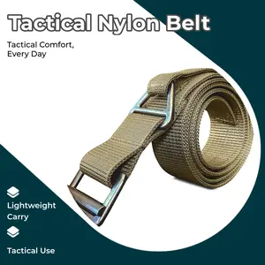 WOLF TACTICAL Everyday Riggers Belt - Tactical 1.75” Nylon Web Belt for CQB, CCW