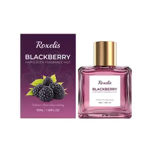Roxelis Gentle Blackberry Fragrance Mist | Mild Non-Irritating, Lightweight & Non-Sticky | For Sensitive Skin Sweet Fruity Perfume