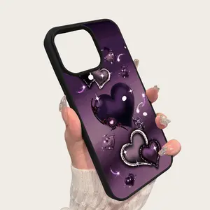 Y2K Sparkly Heart MagSafe Phone Case, Coquette Glitter Butterfly Aesthetic Protective Cover for iPhone 17 Pro Max  16 Plus 15 Pro 14 13 12 11 For Samsung Galaxy S25 S24 S23 S22 FE Ultra EDGE Phone Case  #YGMKLAX1
