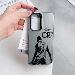 CR7 Soccer Star Ronaldo Phone Case Compatible with Samsung Galaxy A56 A26 A36 A55 A35 A06 A16 A05 A14 A24 A34 A54 A15 A05S A25 A23 A33 A53 A73 A13 4G 5G Anti-Drop Matte Back Cover Casing
