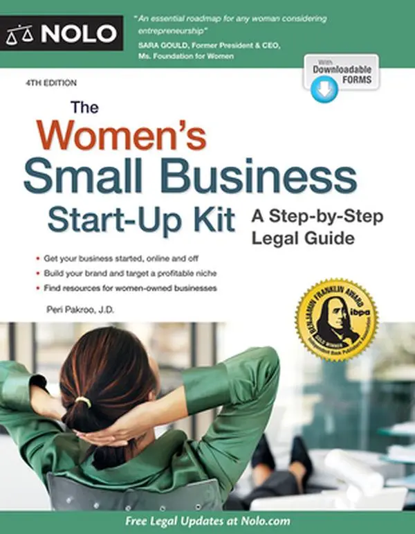 USED Book - The Women's Small Business Start-up Kit: A Step-by-Step Legal Guide by Peri Pakroo (Paperback) - english