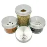 Spice Shaker Stainless Steel Lids for Mason Jars 4 Pack