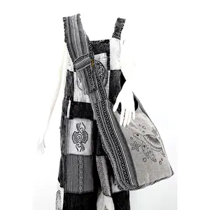 Sea Turtle Print Crossbody Bag | Ocean Cotton Messenger Bag