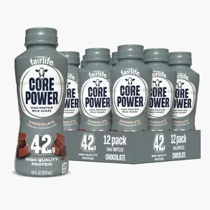 Core Power Elite High Protein Shake, Vanilla, 42g Bottle, 14oz, 12 Pack