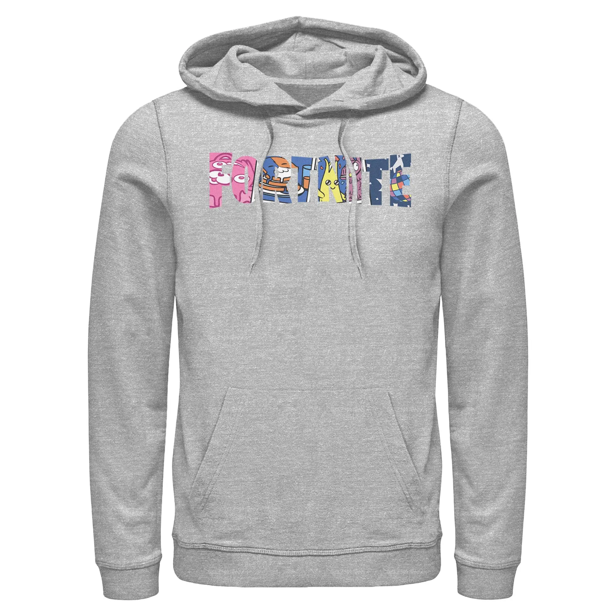 Mens Fortnite Classic Logo Character Fill Lightweight Hoodie