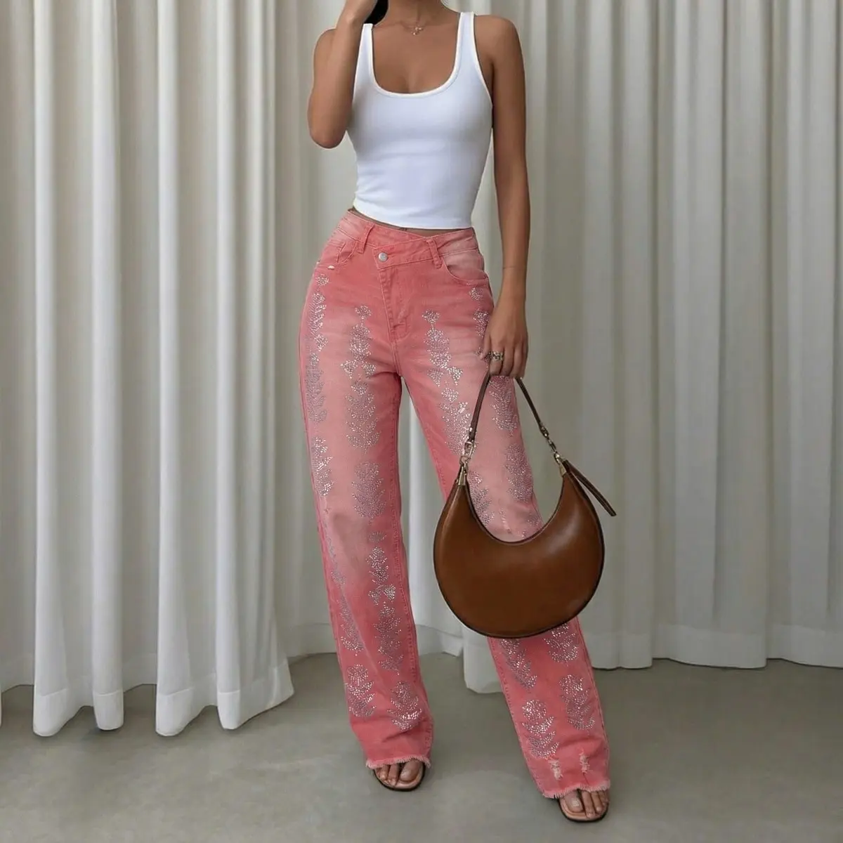 valabasas pink jeans - TikTok Shop