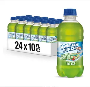 Hawaiian Punch Green Berry Rush Fruit Juice Drink, 10 Fl Oz Bottles, 24 Count (4 Packs Of 6), Ready-to-drink, On-the-go, Caffeine-free, Carbonation-free, Gluten-free, Excellent Source Of Vitamin C