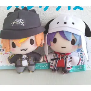 10cm Pjsk Plush Keychain Project Sekai Tenma Tsukasa Stuffed Plushies Bag Pendant Kamishiro Rui Kawaii Plush Doll Toy Gift