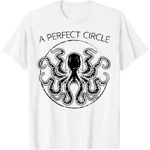 Perfect Circle Shirt Circular Octopi Math Teacher Pi Day T-Shirt Crewneck Menswear Black Breathable Tee Tshirt