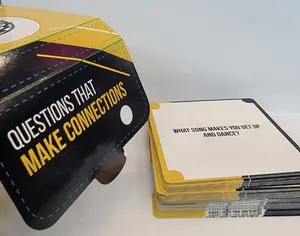 Questionnect Card Game to connect with others on a deeper level and create lasting memories.  Created by small business.