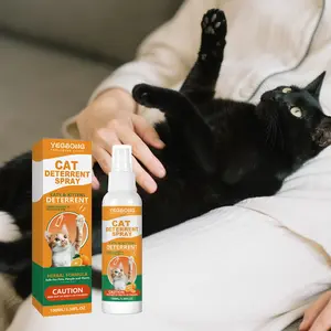 Cat repellent spray - furniture protection, anti-scratch, cat behavior training. gentle & safe formula for indoor home use. deter scratching and bad habits