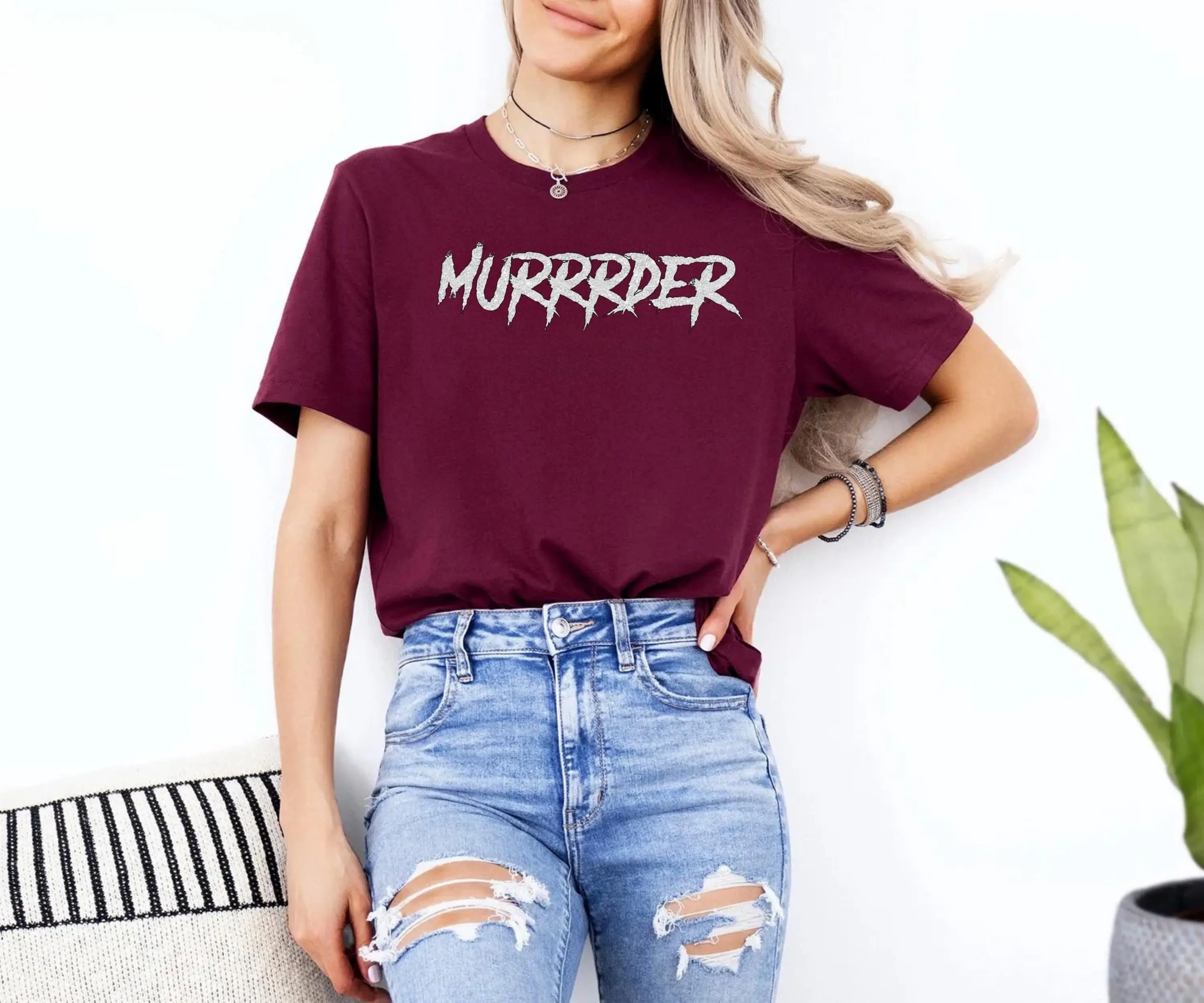 Murrrder Shirt, Vintage Murder Reality TV Fan Apparel, Alan Cumming Quote Top, Trendy Pop Culture Shirt, Unisex Graphic T Shirt