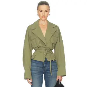 Camila Coelho Mari Jacket in Sage