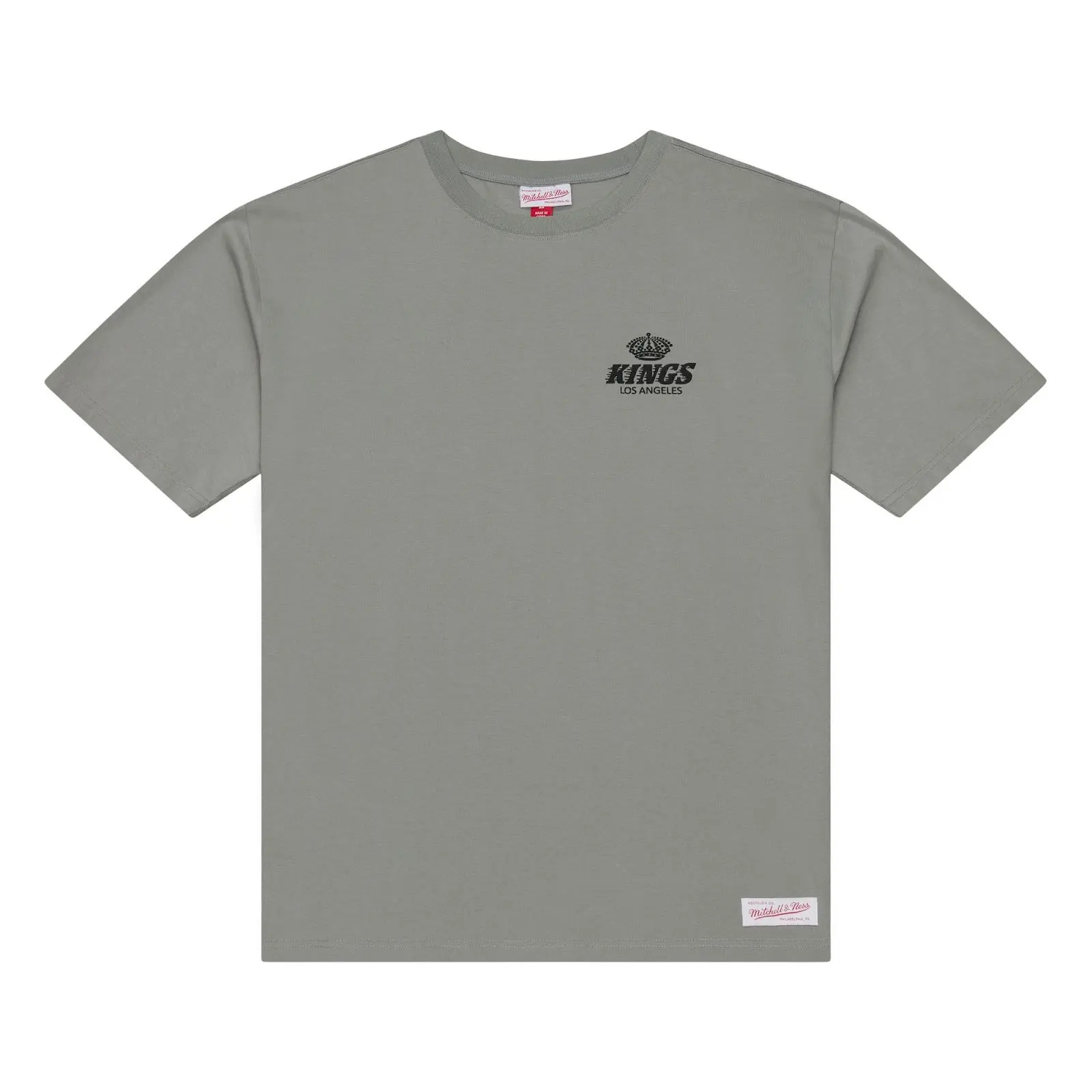 Los Angeles Kings Gray Core Essentials T-Shirt NHL Throwback Tee Graphic Vintage Fan Gear Mitchell & Ness