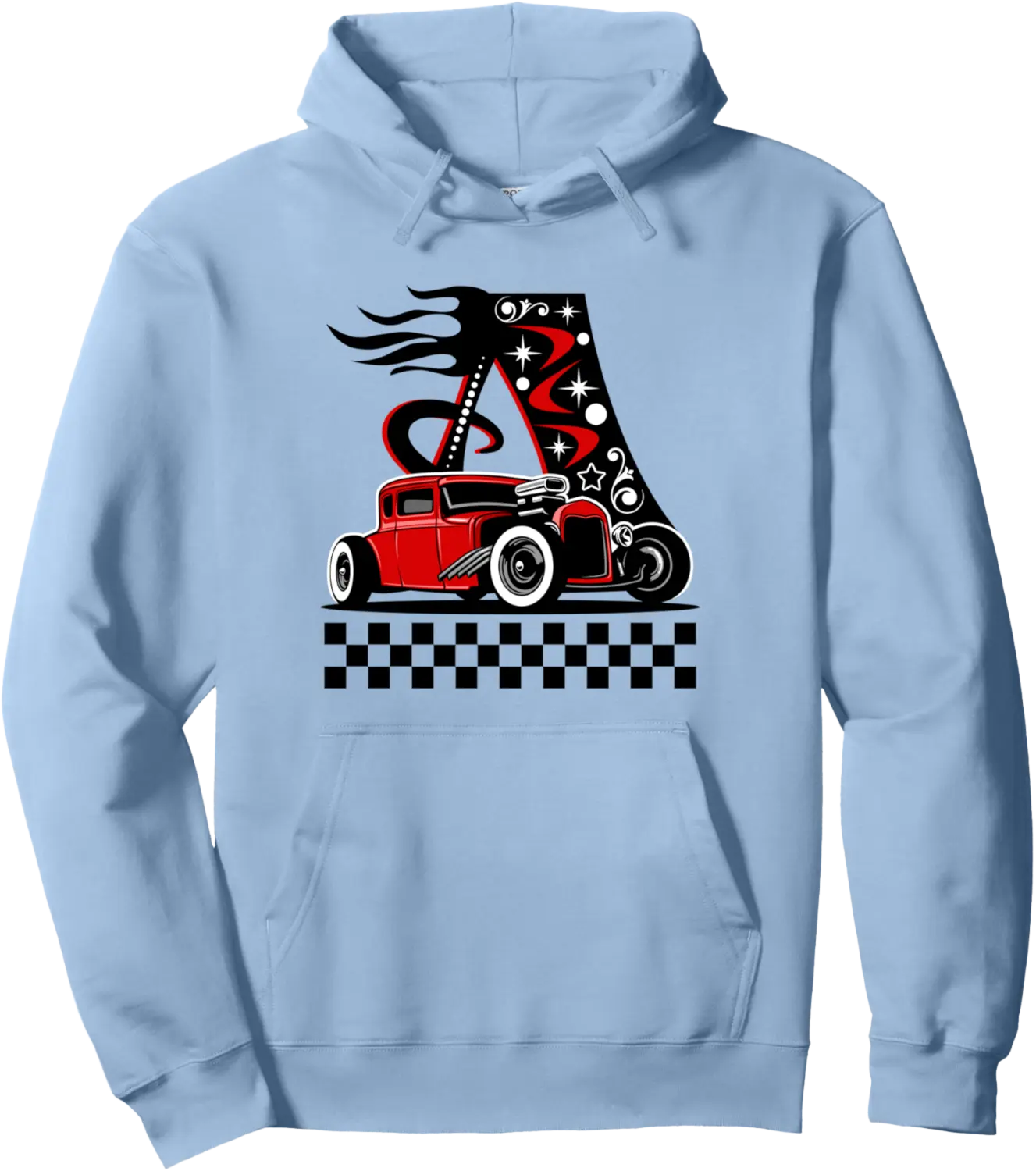 Rockabilly Sock Hop 50s Greaser Retro Style Car Rocker 1950s Pullover Hoodie - Rivkafia Shop 70B0DNRNT41X