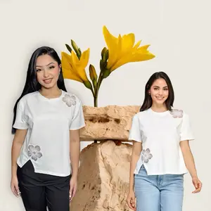 Camisa con estampado transparente